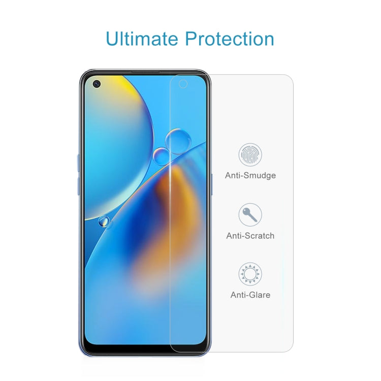 For OPPO A74 4G 10pcs 0.26mm 9H 2.5D Tempered Glass Film