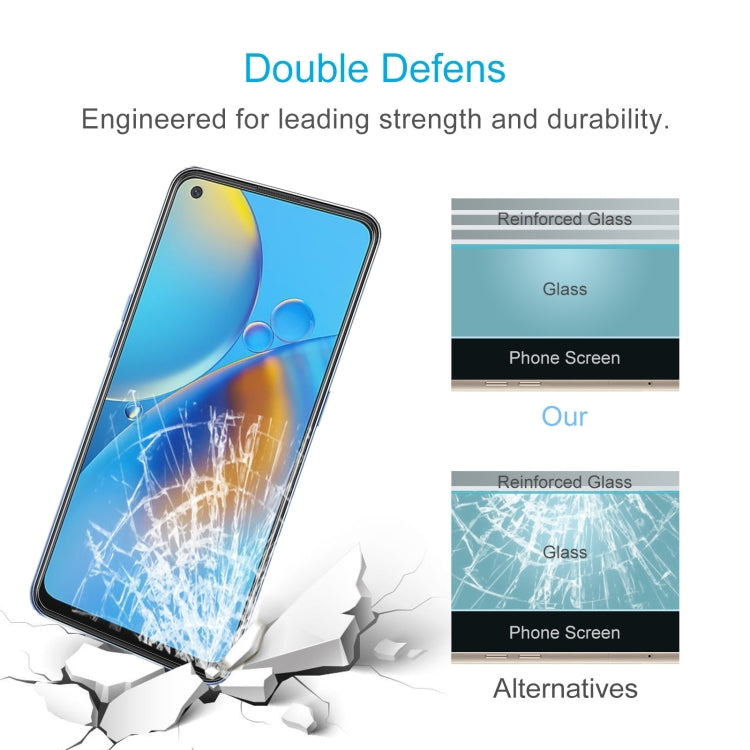 For OPPO A74 4G 10pcs 0.26mm 9H 2.5D Tempered Glass Film