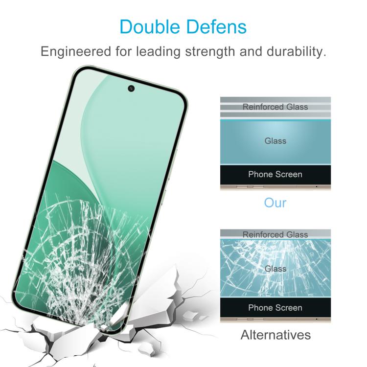 For OPPO Reno14 Global 10pcs 0.26mm 9H 2.5D Tempered Glass Film