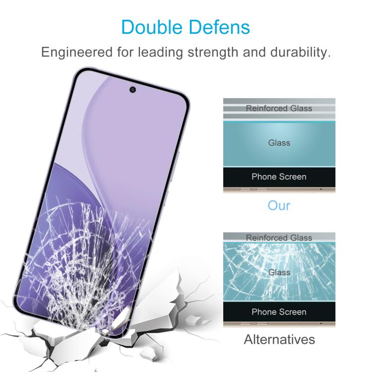 For OPPO Reno14 Pro Global 10pcs 0.26mm 9H 2.5D Tempered Glass Film