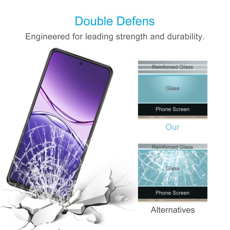 For OPPO K13x 10pcs 0.26mm 9H 2.5D Tempered Glass Film