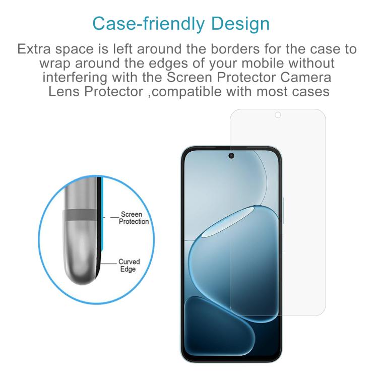 For OPPO A6x 4G 10pcs 0.26mm 9H 2.5D Tempered Glass Film
