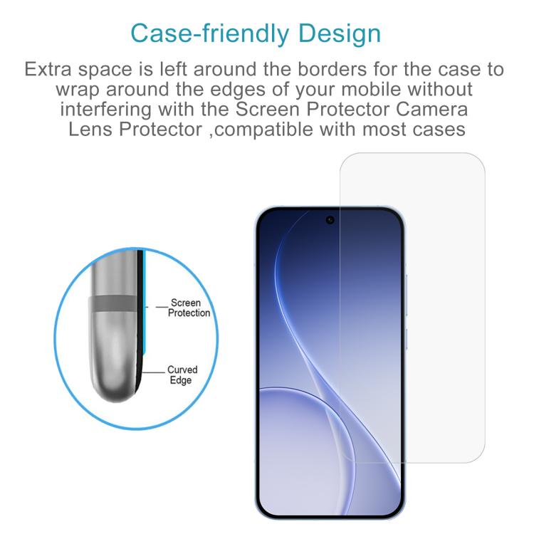 For OPPO Reno15 Pro Mini 5G 10pcs 0.26mm 9H 2.5D Tempered Glass Film