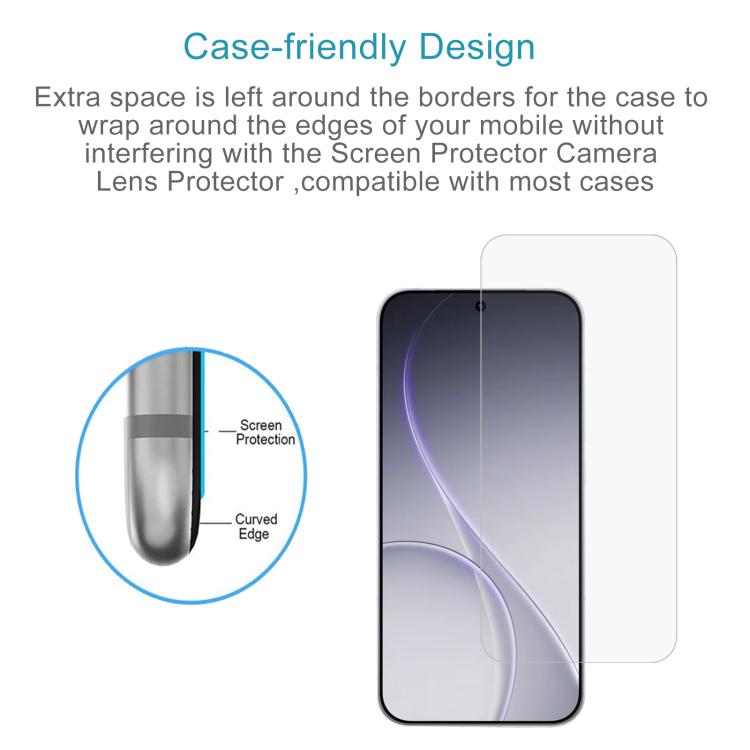 For OPPO Reno15 Pro India 10pcs 0.26mm 9H 2.5D Tempered Glass Film
