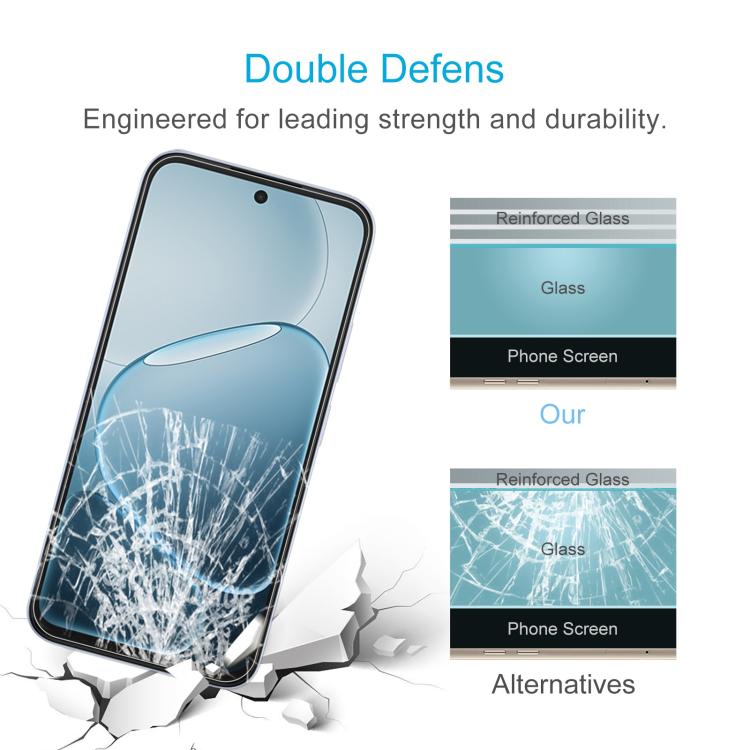 For OPPO A6t Pro 5G 10pcs 0.26mm 9H 2.5D Tempered Glass Film