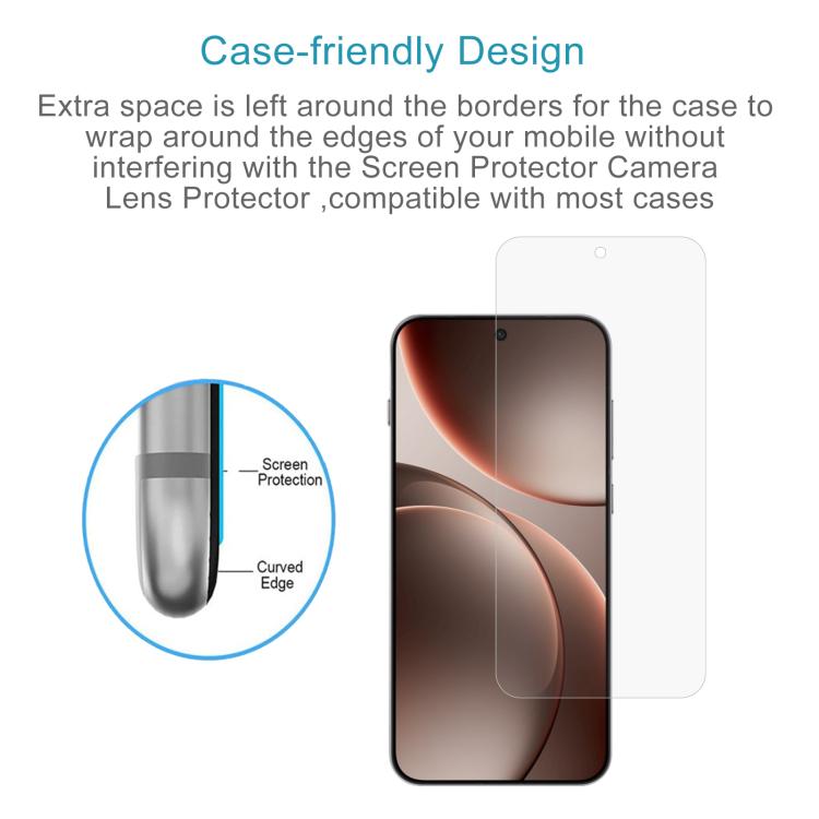 For OPPO Find X9s 10pcs 0.26mm 9H 2.5D Tempered Glass Film