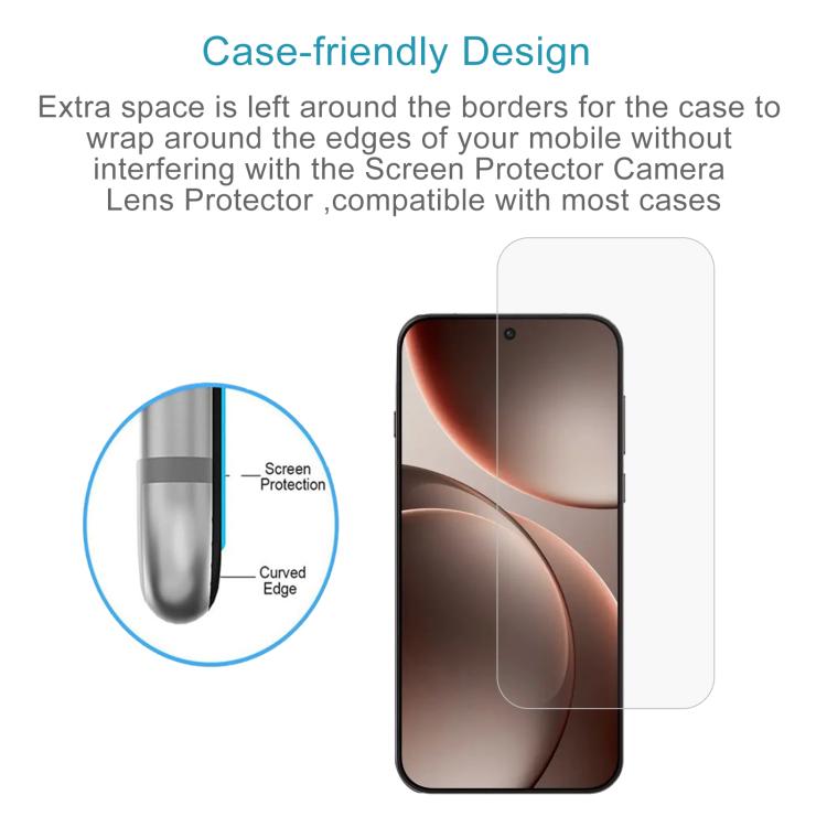For OPPO Find X9s Pro 5G 10pcs 0.26mm 9H 2.5D Tempered Glass Film