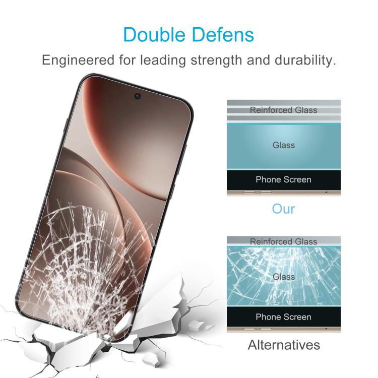 For OPPO Find X9s Pro 5G 10pcs 0.26mm 9H 2.5D Tempered Glass Film