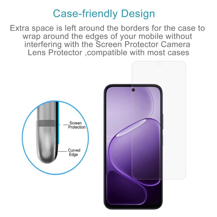 For OPPO K14 5G 10pcs 0.26mm 9H 2.5D Tempered Glass Film