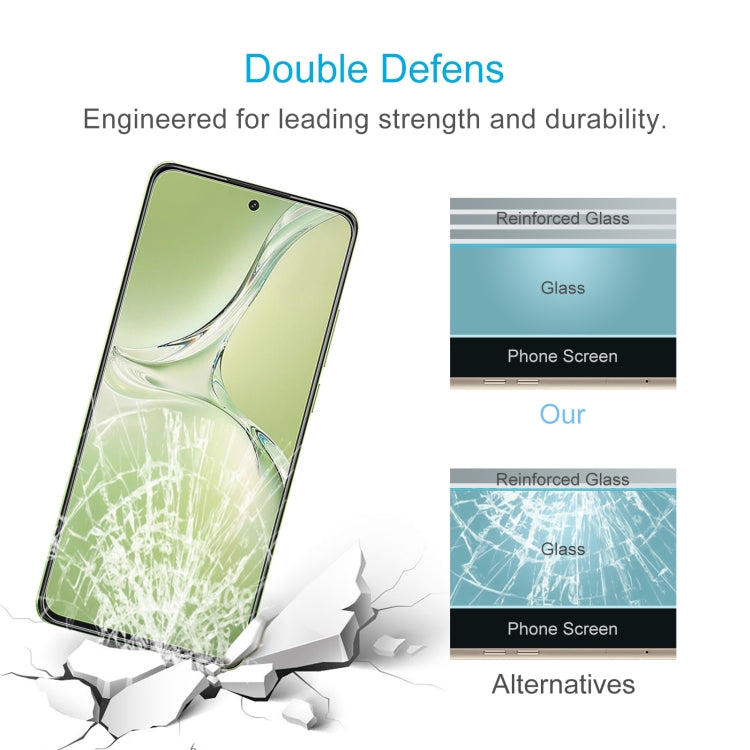 For OPPO K12x / Reno12 F 5G / A3 50pcs 0.26mm 9H 2.5D Tempered Glass Film
