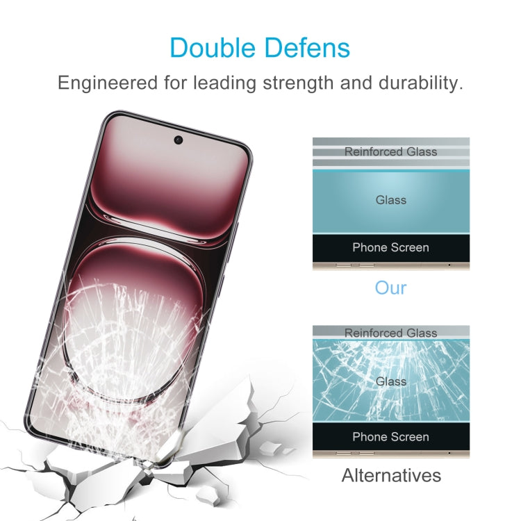 For OPPO Reno12 Pro 50pcs 0.26mm 9H 2.5D Tempered Glass Film