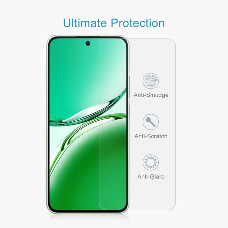 For OPPO A3i Plus 50pcs 0.26mm 9H 2.5D Tempered Glass Film