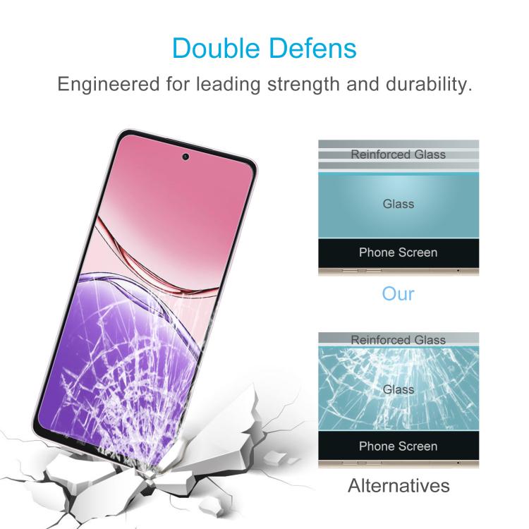For OPPO A5 Pro 5G / 4G / A5 Energy 5G 50pcs 0.26mm 9H 2.5D Tempered Glass Film