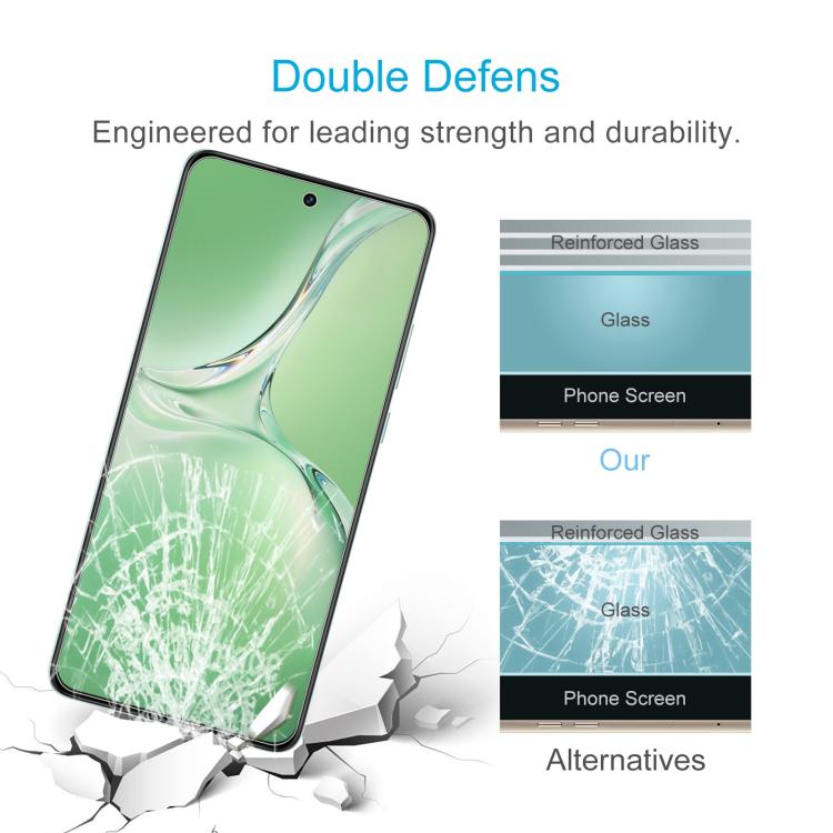 For OPPO K13 5G 50pcs 0.26mm 9H 2.5D Tempered Glass Film