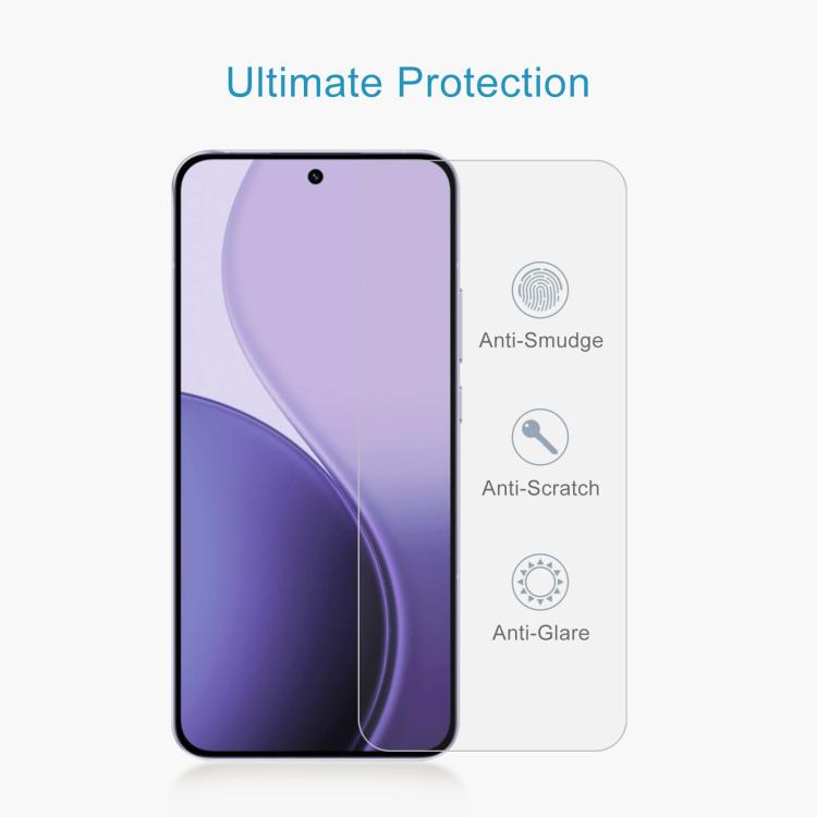 For OPPO Reno14 Pro Global 50pcs 0.26mm 9H 2.5D Tempered Glass Film