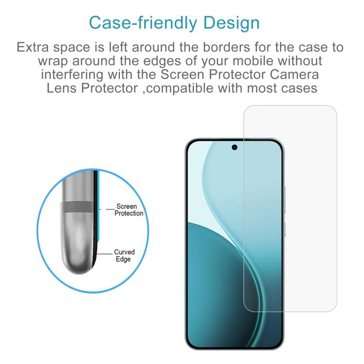 For OPPO Reno14 F 5G 50pcs 0.26mm 9H 2.5D Tempered Glass Film
