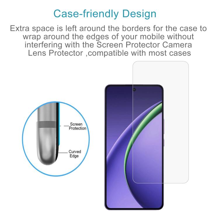 For OPPO K13 Turbo Pro 5G 50pcs 0.26mm 9H 2.5D Tempered Glass Film