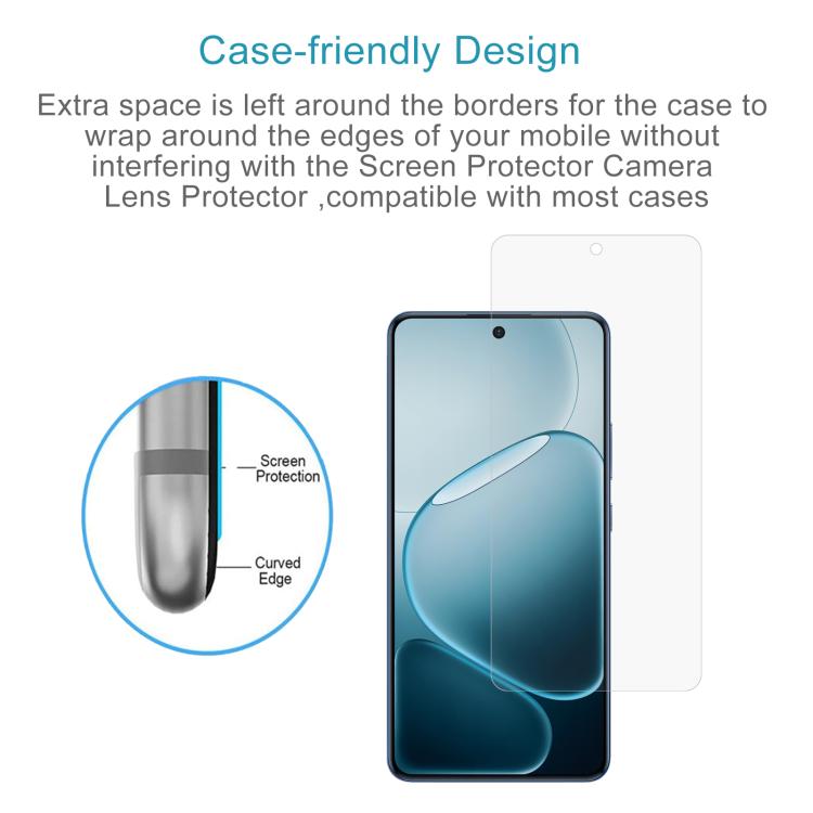 For OPPO A6 Max 5G 50pcs 0.26mm 9H 2.5D Tempered Glass Film