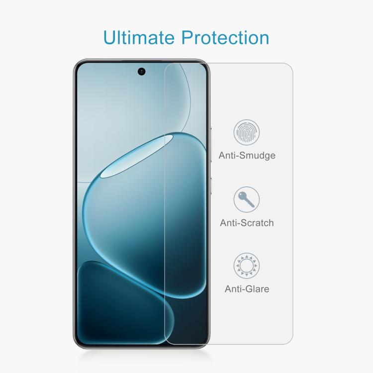 For OPPO A6 GT 5G 50pcs 0.26mm 9H 2.5D Tempered Glass Film