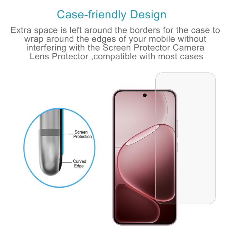 For OPPO A6 Pro 5G Global 50pcs 0.26mm 9H 2.5D Tempered Glass Film