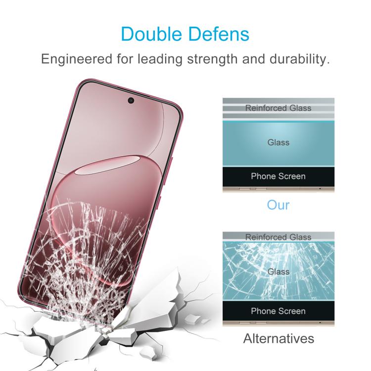 For OPPO A6 5G 50pcs 0.26mm 9H 2.5D Tempered Glass Film