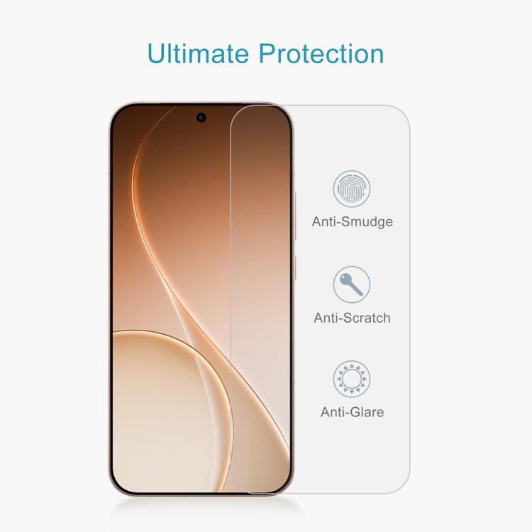 For OPPO Reno15 Pro Max 5G Global 50pcs 0.26mm 9H 2.5D Tempered Glass Film