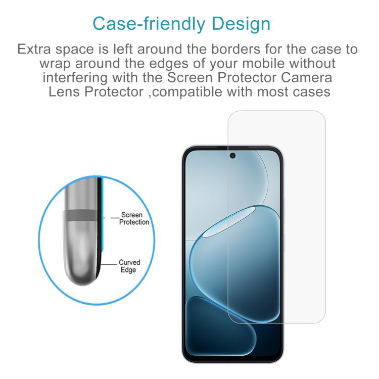 For OPPO A6t Pro 5G 50pcs 0.26mm 9H 2.5D Tempered Glass Film