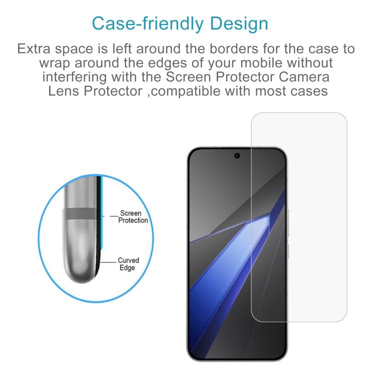 For OPPO K15 Pro+ 50pcs 0.26mm 9H 2.5D Tempered Glass Film