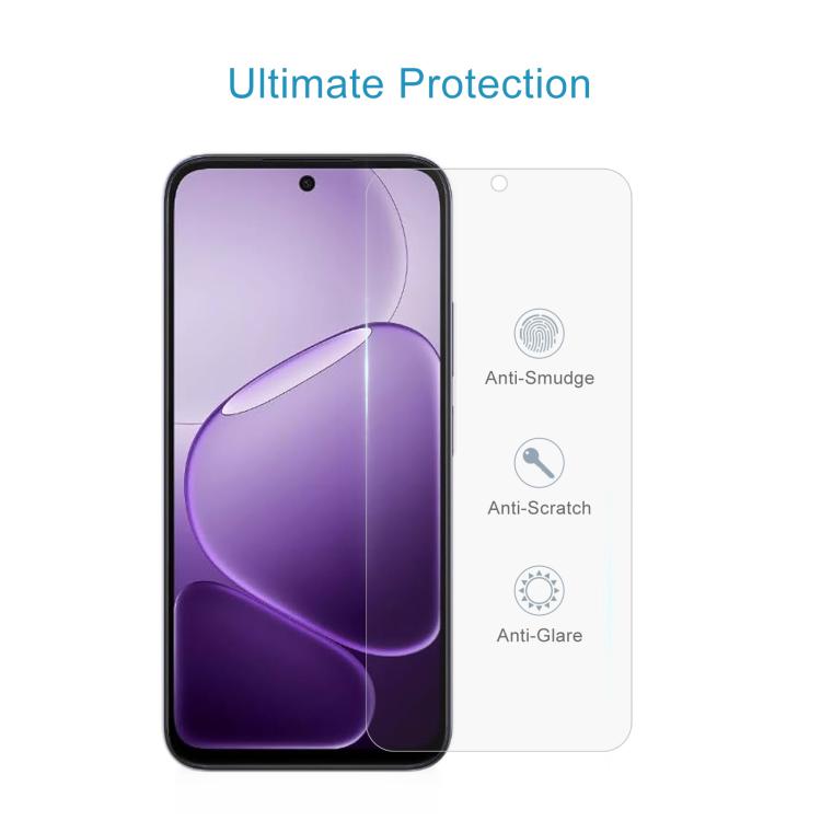 For OPPO K14x 5G 50pcs 0.26mm 9H 2.5D Tempered Glass Film