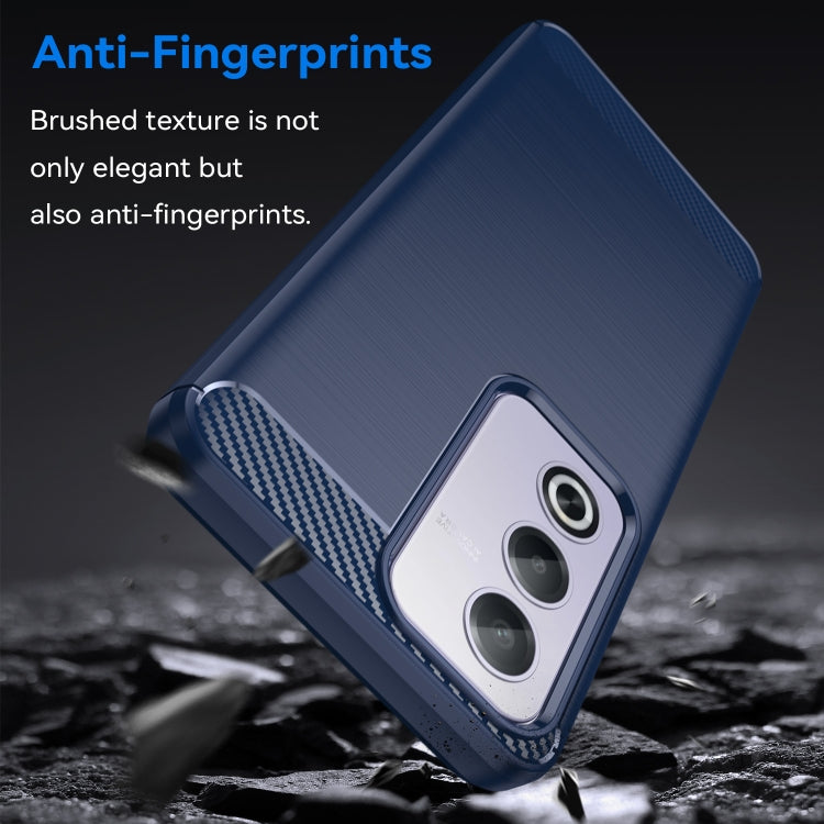 For OPPO A3 Energy Carbon Fiber Brushed Texture TPU Phone Case