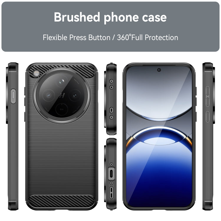 For OPPO Find X8 Carbon Fiber Brushed Texture TPU Phone Case