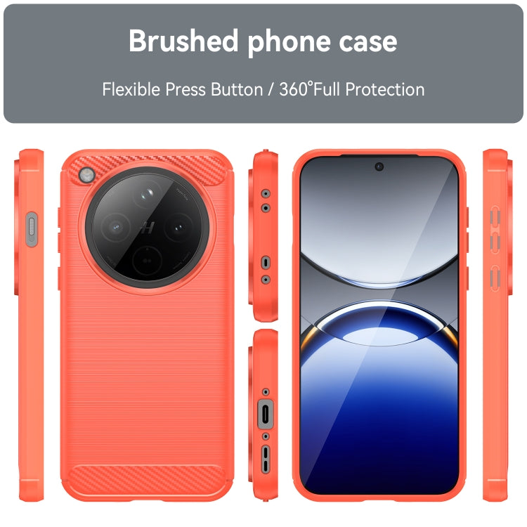 For OPPO Find X8 Carbon Fiber Brushed Texture TPU Phone Case