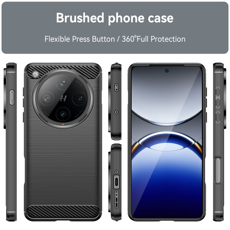 For OPPO Find X8 Pro Carbon Fiber Brushed Texture TPU Phone Case