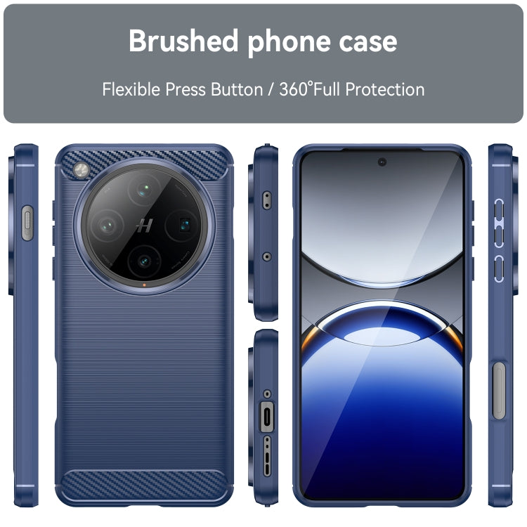 For OPPO Find X8 Pro Carbon Fiber Brushed Texture TPU Phone Case