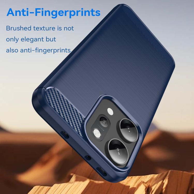 For OPPO Reno14 Pro Global Carbon Fiber Brushed Texture TPU Phone Case