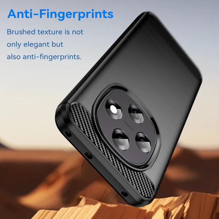 For OPPO F31 Pro 5G Carbon Fiber Brushed Texture TPU Phone Case