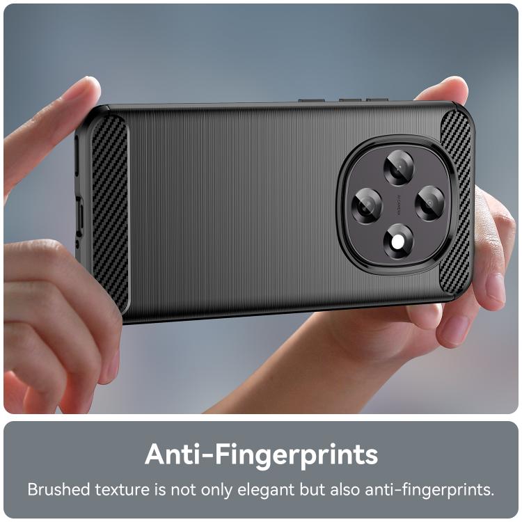 For OPPO F31 Pro 5G Carbon Fiber Brushed Texture TPU Phone Case