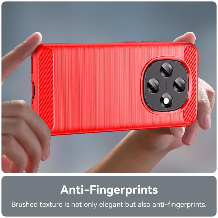 For OPPO F31 Pro 5G Carbon Fiber Brushed Texture TPU Phone Case