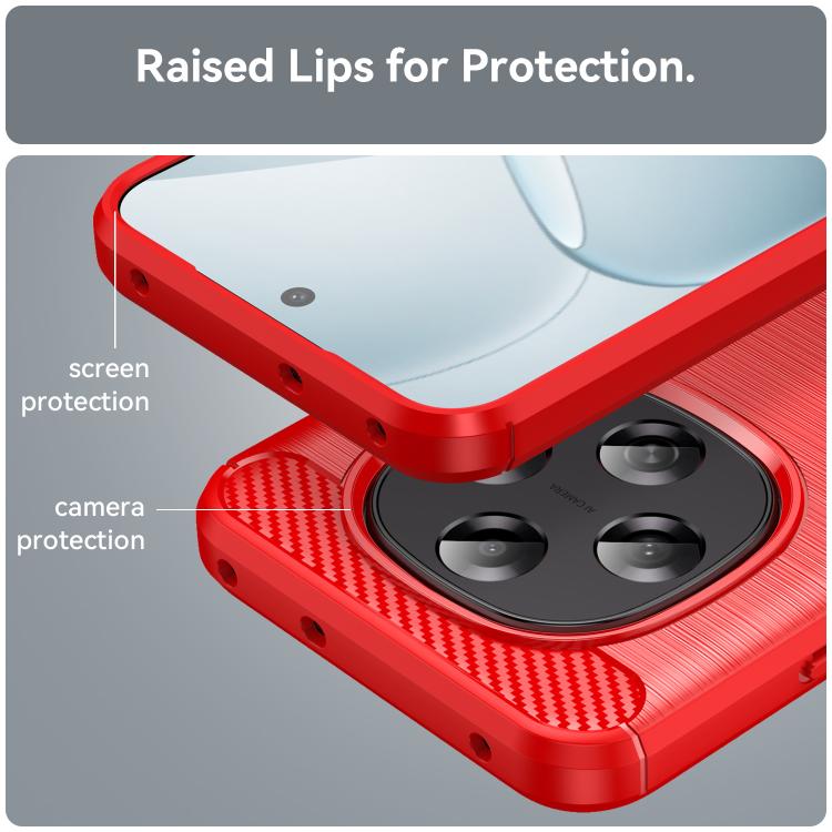For OPPO F31 Pro 5G Carbon Fiber Brushed Texture TPU Phone Case