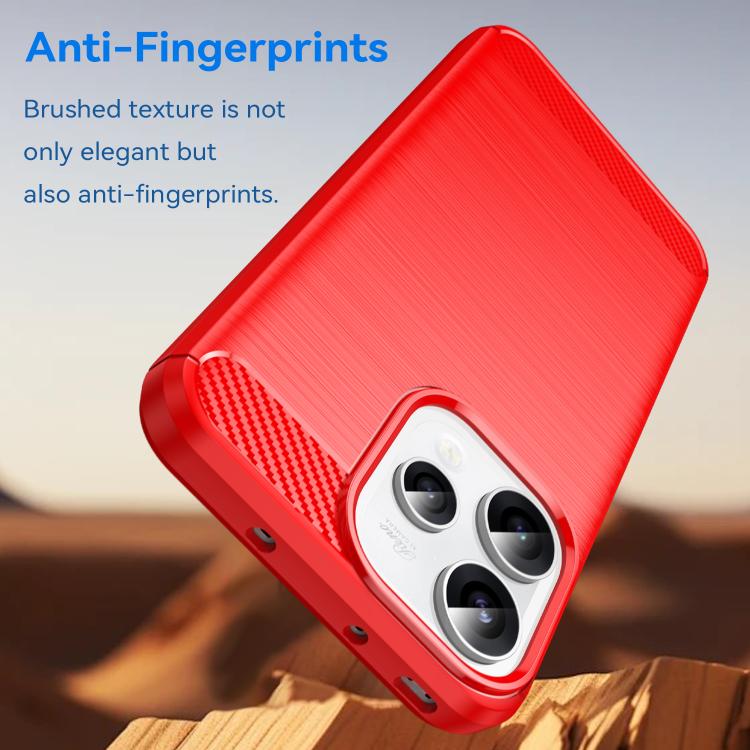 For OPPO Reno15 5G Global Carbon Fiber Brushed Texture TPU Phone Case