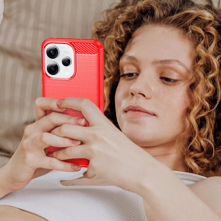 For OPPO Reno15 5G Global Carbon Fiber Brushed Texture TPU Phone Case