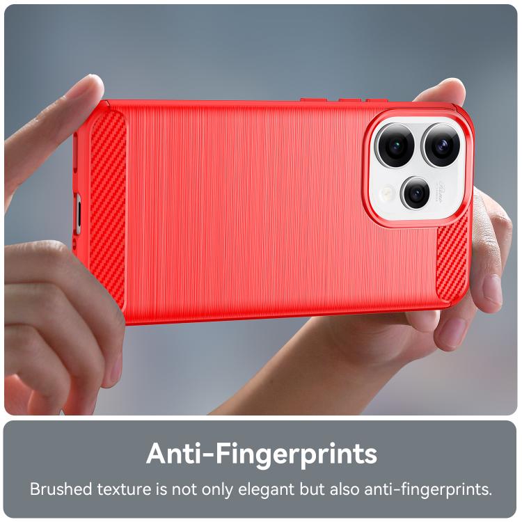 For OPPO Reno 15C 5G Carbon Fiber Brushed Texture TPU Phone Case