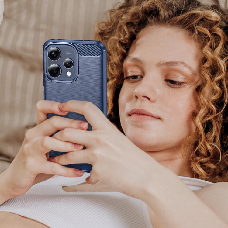 For OPPO Reno 15C 5G Carbon Fiber Brushed Texture TPU Phone Case