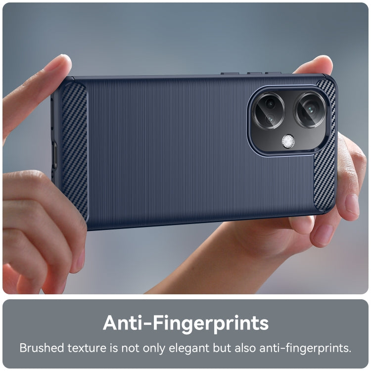 For OnePlus Nord CE3 5G Brushed Texture Carbon Fiber TPU Phone Case