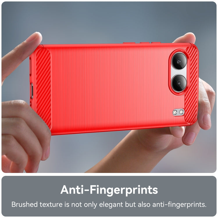 For OnePlus Nord 4 Carbon Fiber Brushed Texture TPU Phone Case