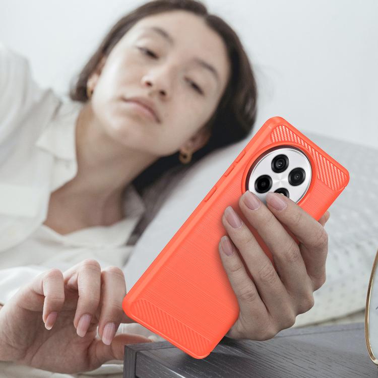 For OnePlus 13R Carbon Fiber Brushed Texture TPU Phone Case