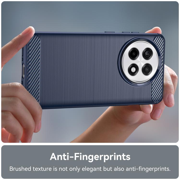 For OnePlus Ace 5 5G Carbon Fiber Brushed Texture TPU Phone Case