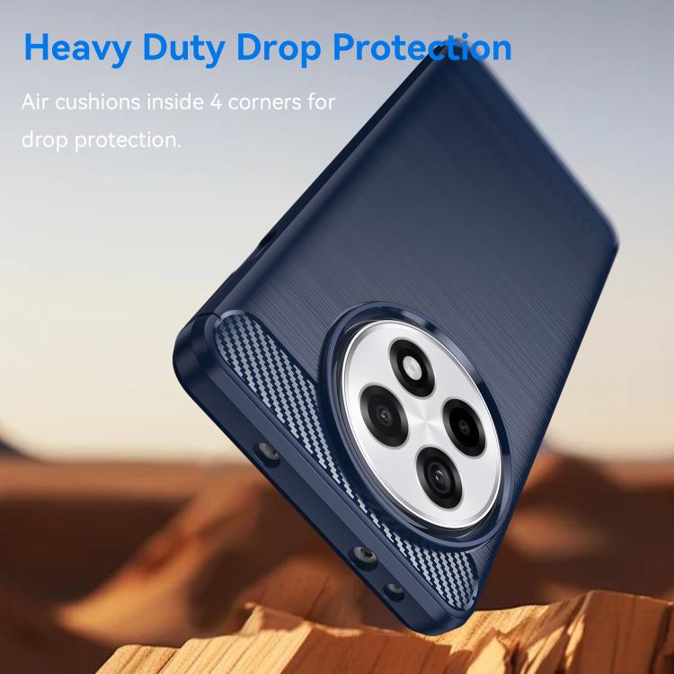 For OnePlus Ace 5 Pro 5G Carbon Fiber Brushed Texture TPU Phone Case