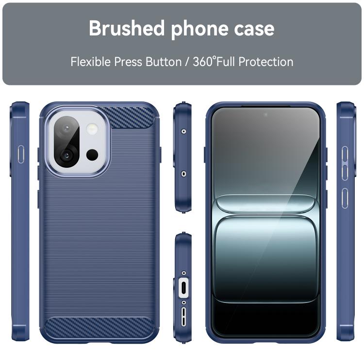 For OnePlus 13s Carbon Fiber Brushed Texture TPU Phone Case