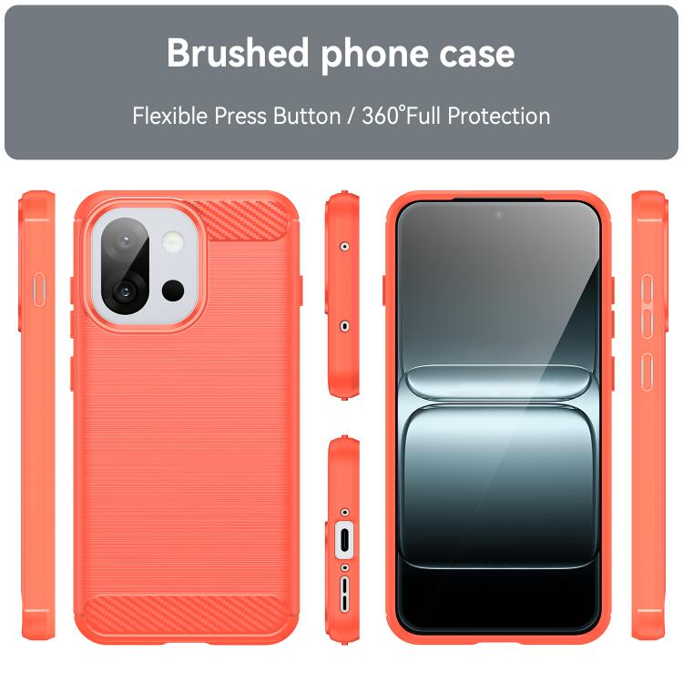 For OnePlus 13T Carbon Fiber Brushed Texture TPU Phone Case